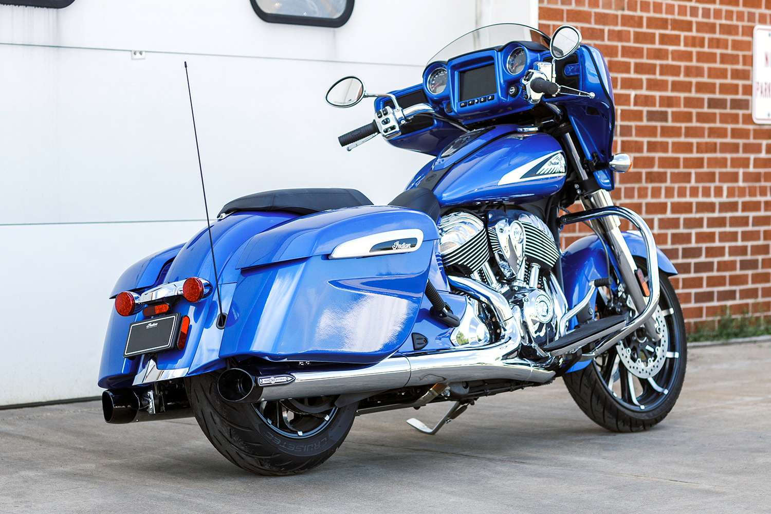 S&S Cycle Broadhead Slip-On Mufflers For Indian Touring 2014-2025