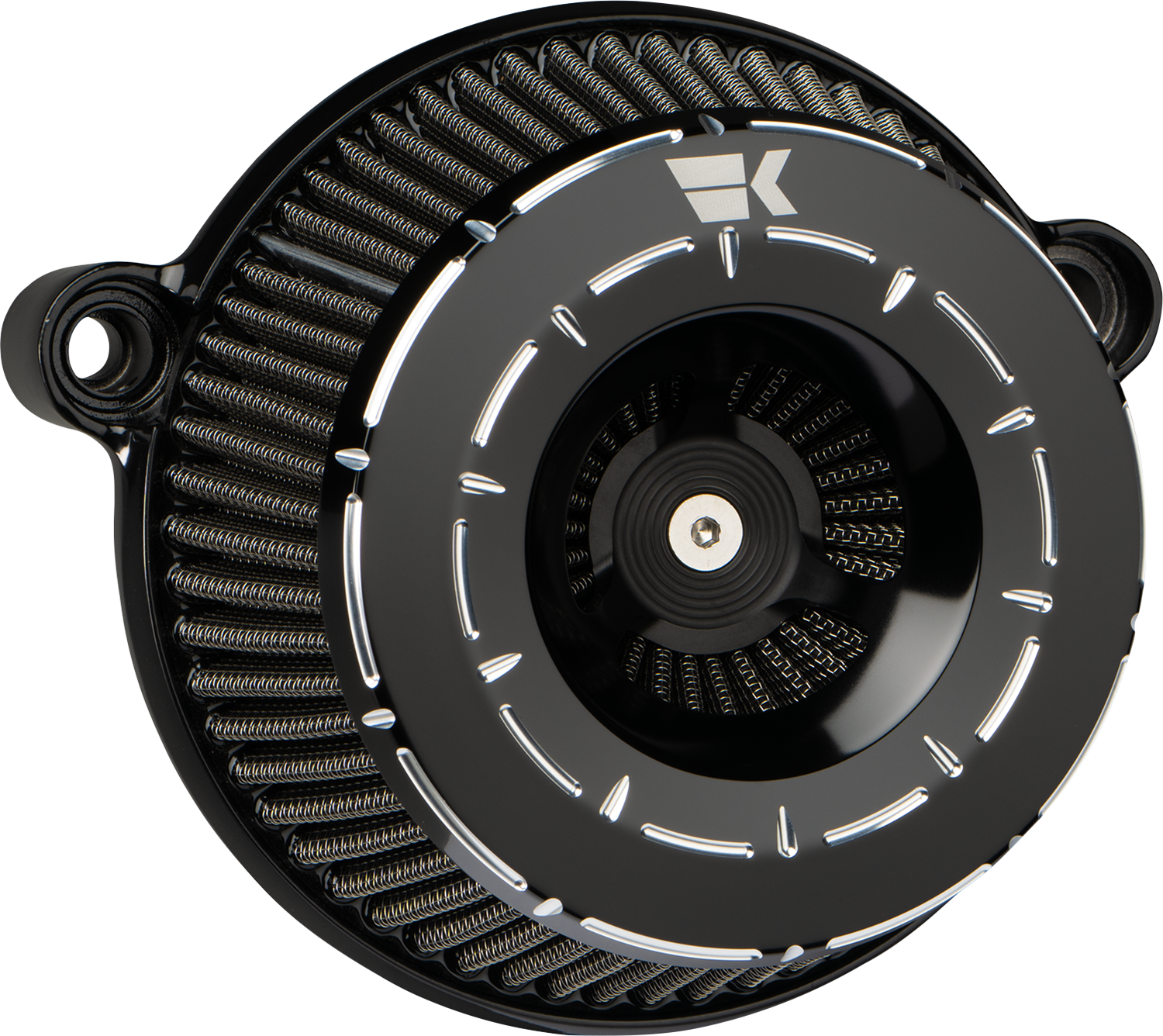 Khrome werks Instigator Air Cleaner - Tracer - Black - M8 Harley Davidson