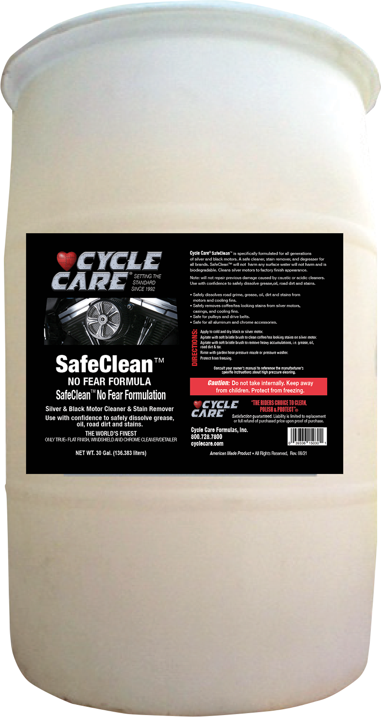 CYCLE CARE FORMULAS Safe Clean™ Silver and Black Engine Cleaner