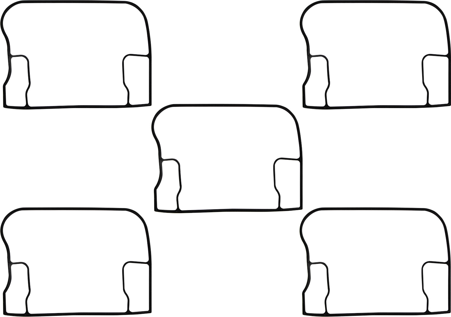 JAMES GASKET Replacement Rocker Box Cover Gaskets