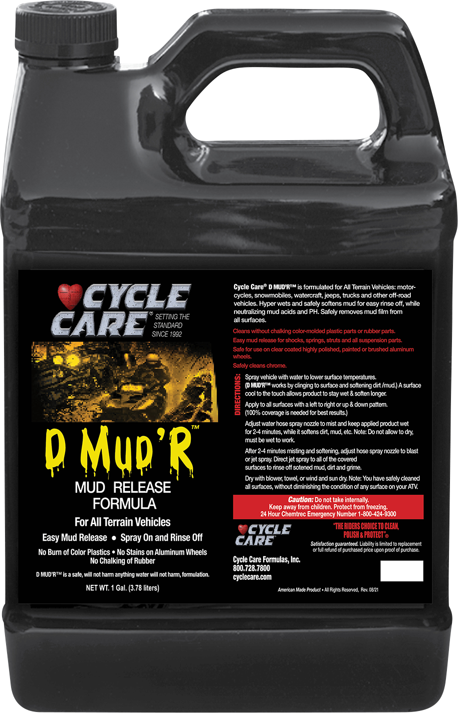 CYCLE CARE FORMULAS D MUD'R Mud Release Formula
