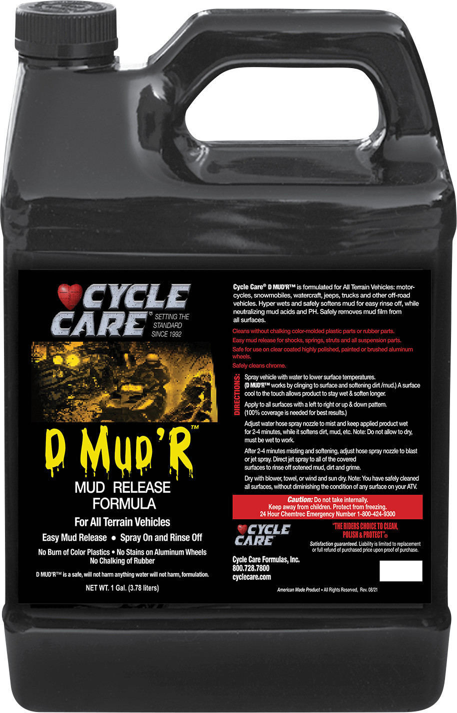 CYCLE CARE FORMULAS D MUD'R Mud Release Formula