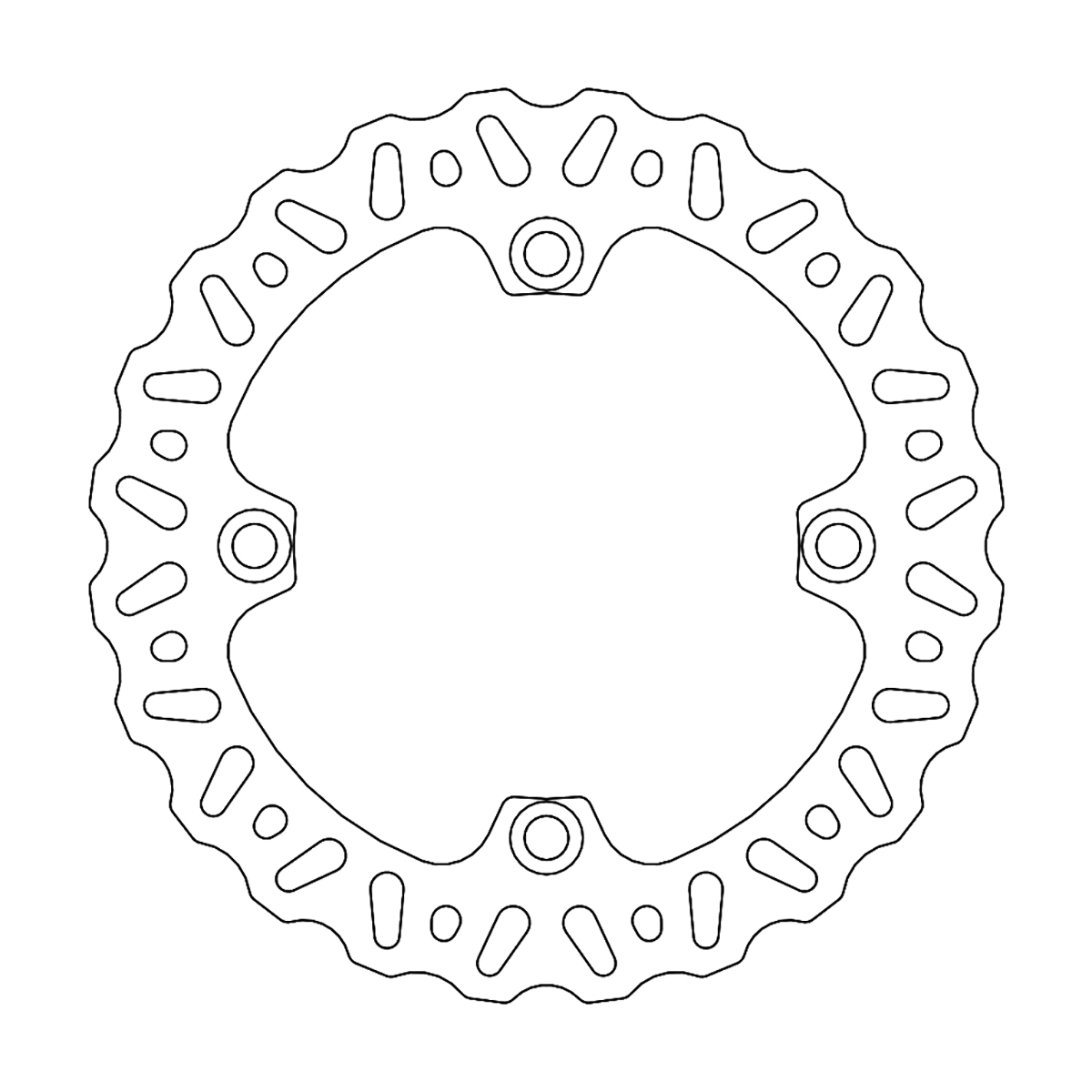 Moto-Master Rear Brake Rotor