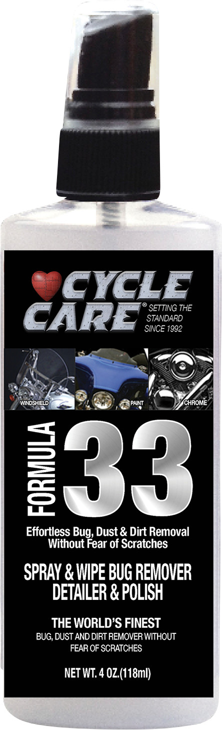 CYCLE CARE FORMULAS Formula 33 Spray & Wipe®, Bug Remover, Detailer, & Polish