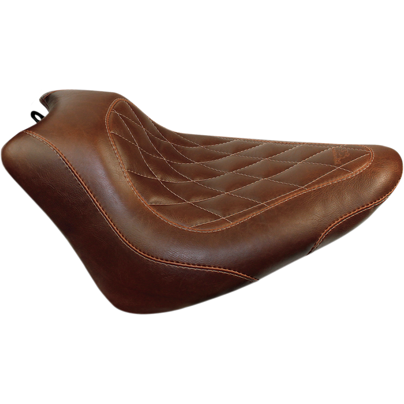 Mustang Wide Tripper Diamond Solo Seat For Harley Slim / Blackline 2011-2017