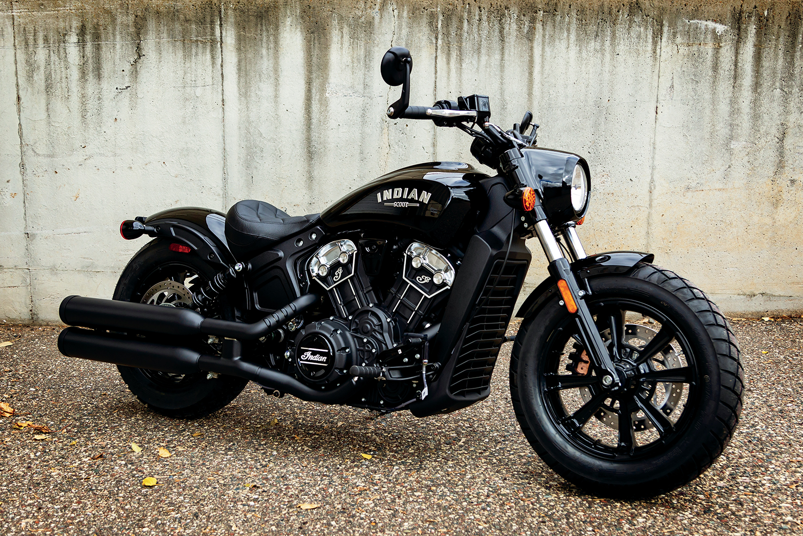 Mustang Touring Solo Seat For Indian Scout Bobber 2018-2024