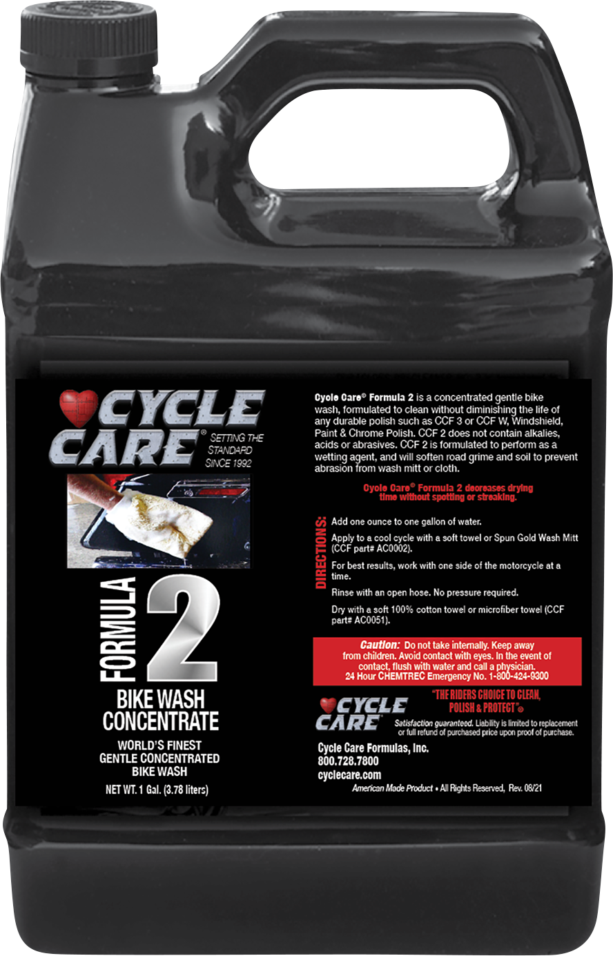Cycle care formulas Formula 2 Cycle Bike Wash Concentrate