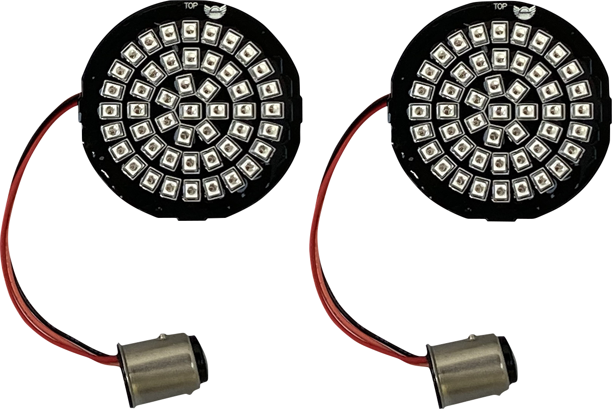 Genesis® 4 Red Ring LED Turn Signal Inserts