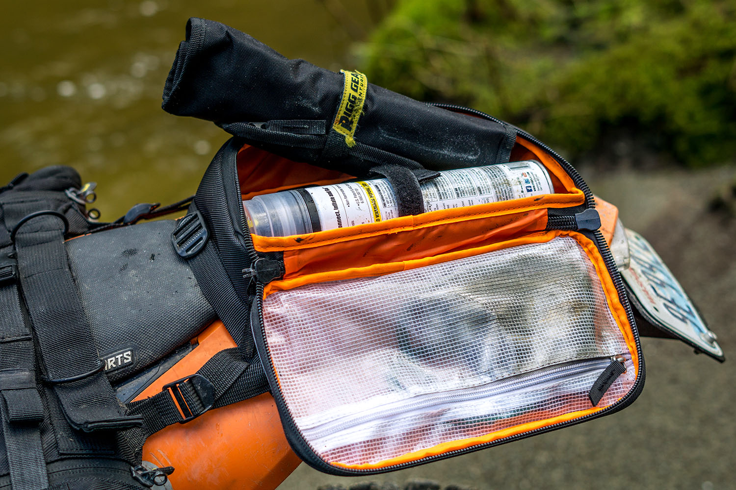 Nelson Rigg Trails End Rear Fender Bag With Tool Roll