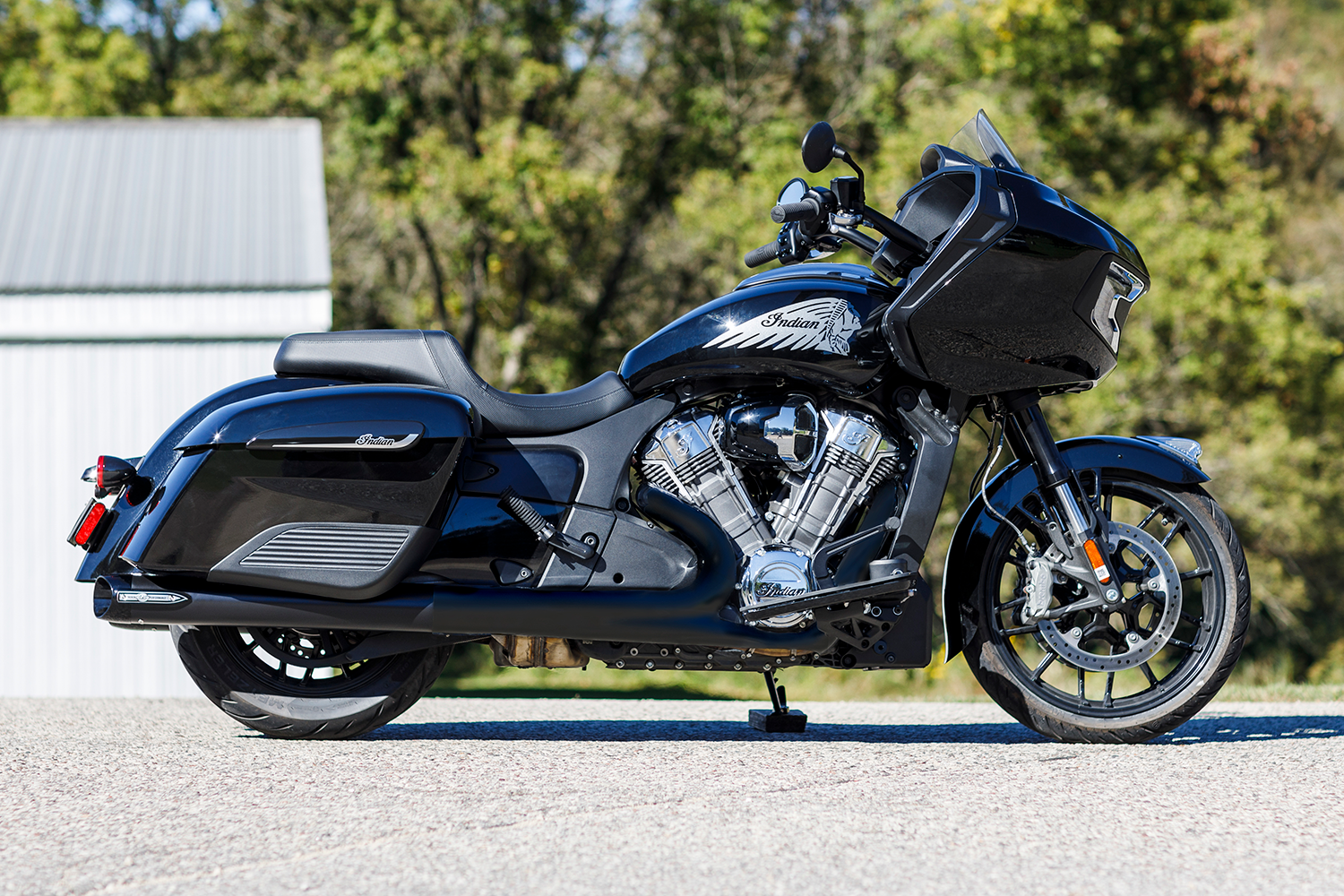 S&S Cycle Broadhead Slip-On Mufflers For Indian Touring 2014-2025