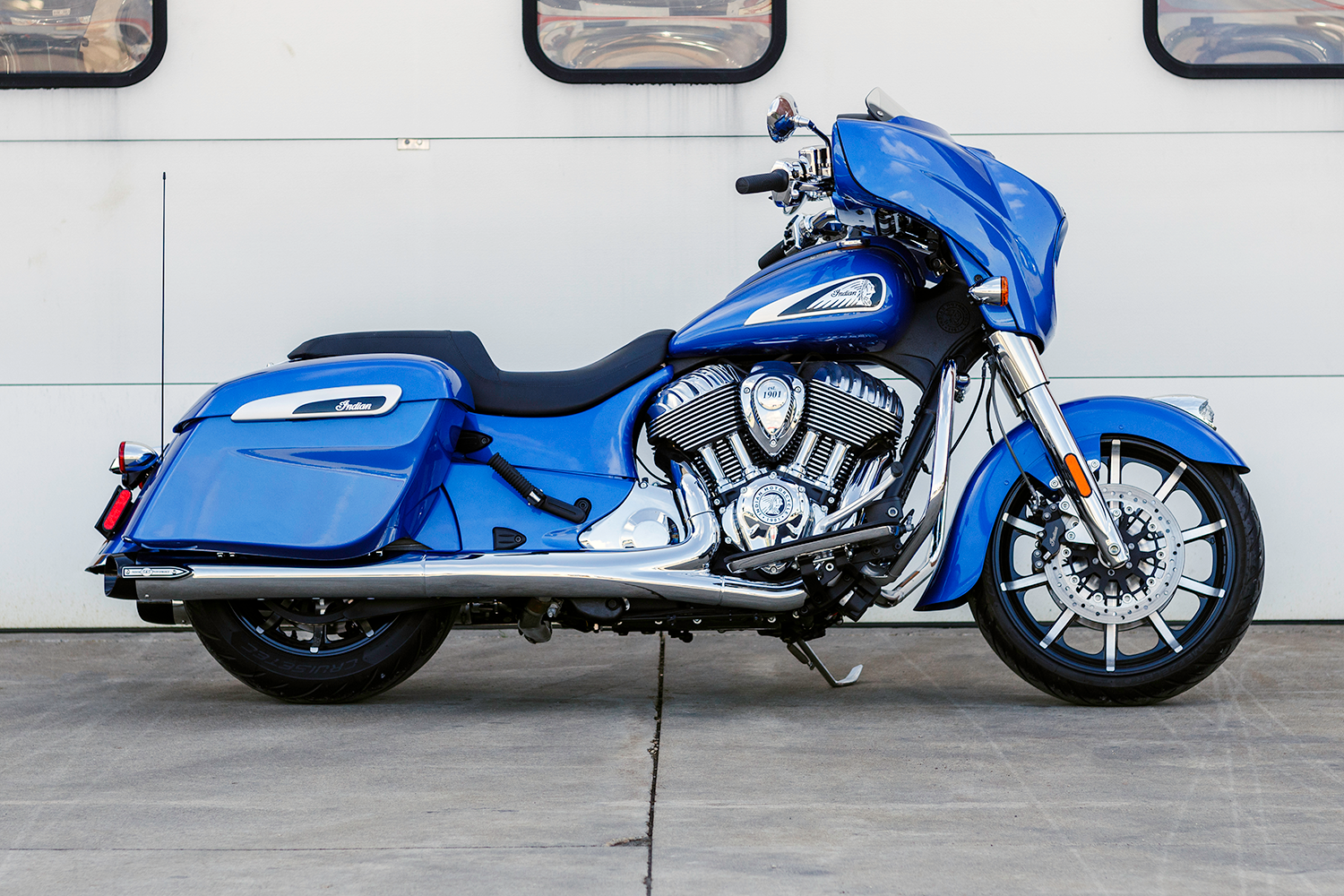 S&S Cycle Broadhead Slip-On Mufflers For Indian Touring 2014-2025