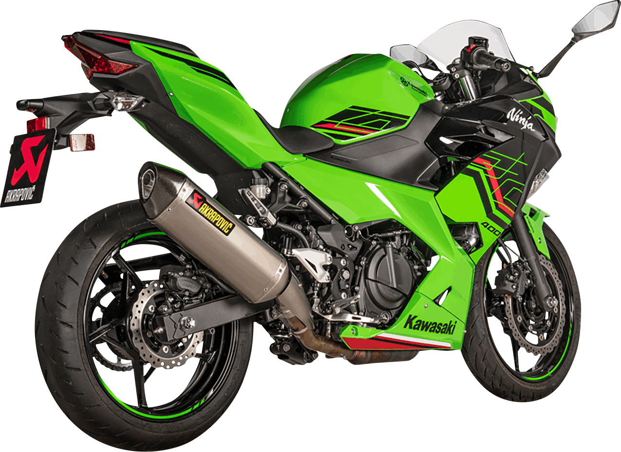 Akrapovic Homologated Slip-On Exhaust Kawasaki Ninja 400 / Z400 2018-2023