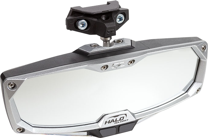 SEIZMIK Halo R Rear View Mirror with Cast Aluminum Bezel/LED Cabin Light - Pro XP