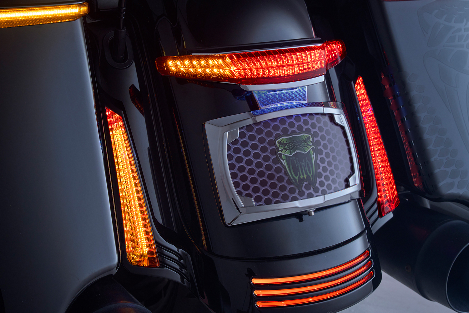 CIRO Latitude Tail Light & License Plate Holder with Lightstrike™