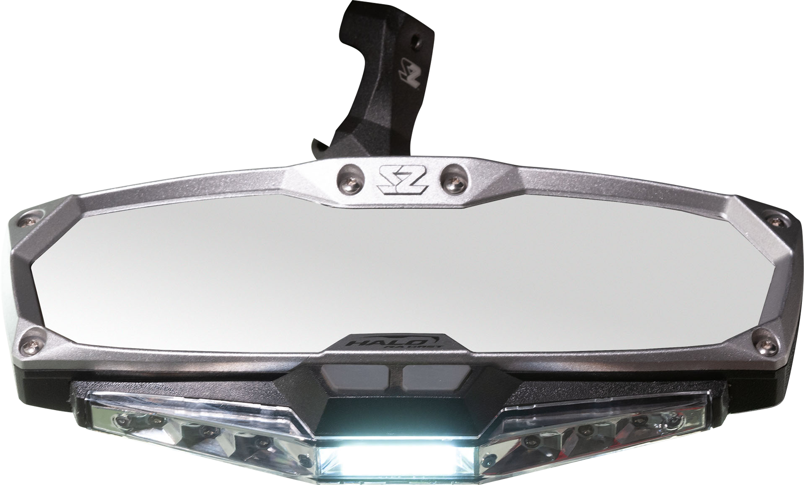SEIZMIK Halo R Rear View Mirror with Cast Aluminum Bezel/LED Cabin Light - Maverick X3
