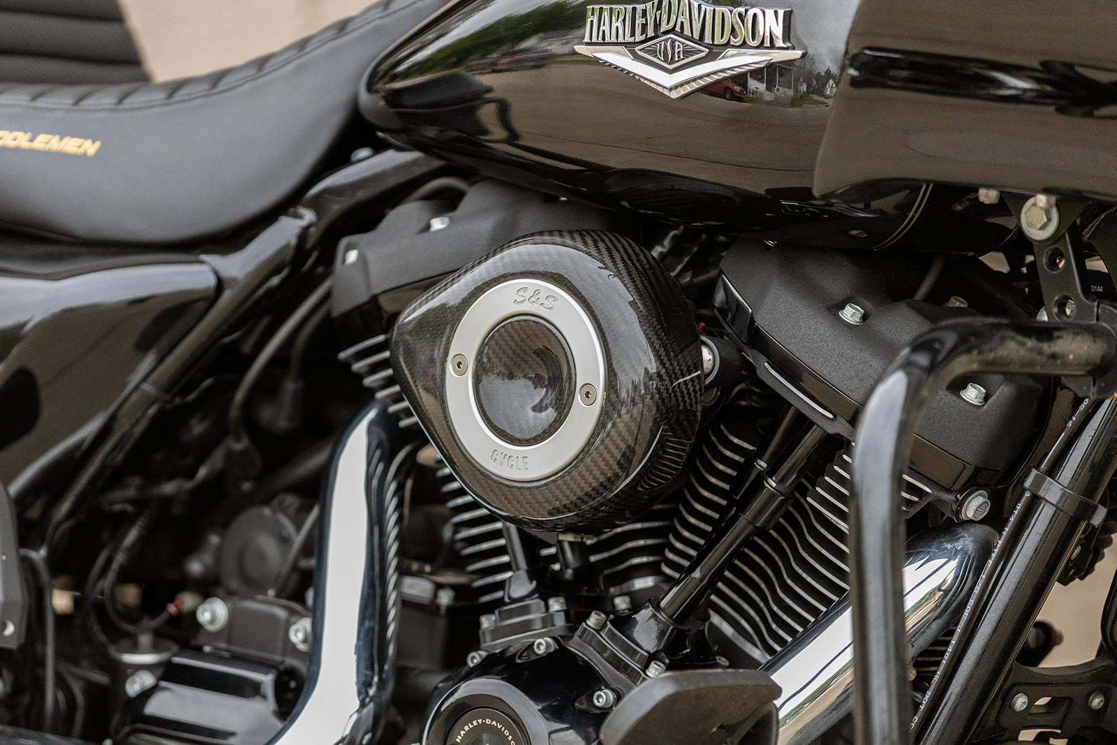 S&S Cycle Teardrop Stealth Air Cleaner Cover