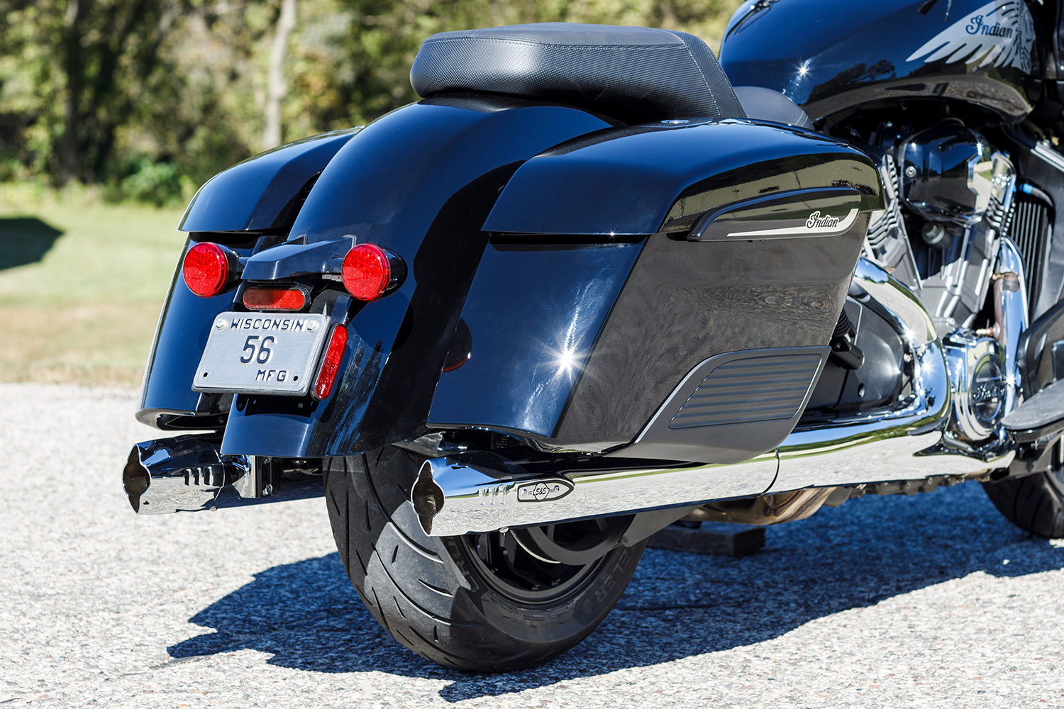 S&S Cycle Fishtail Slip-Ons For Indian Touring 2014-2025