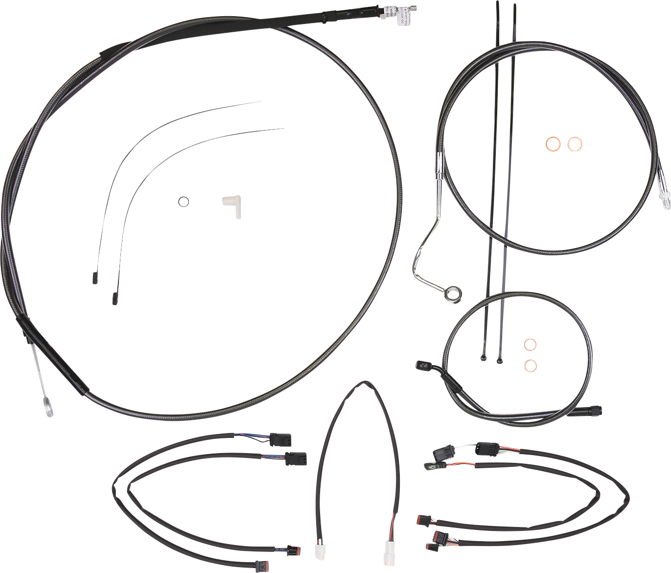 MAGNUM SHIELDING Black Pearl™ Designer Handlebar Installation Kit