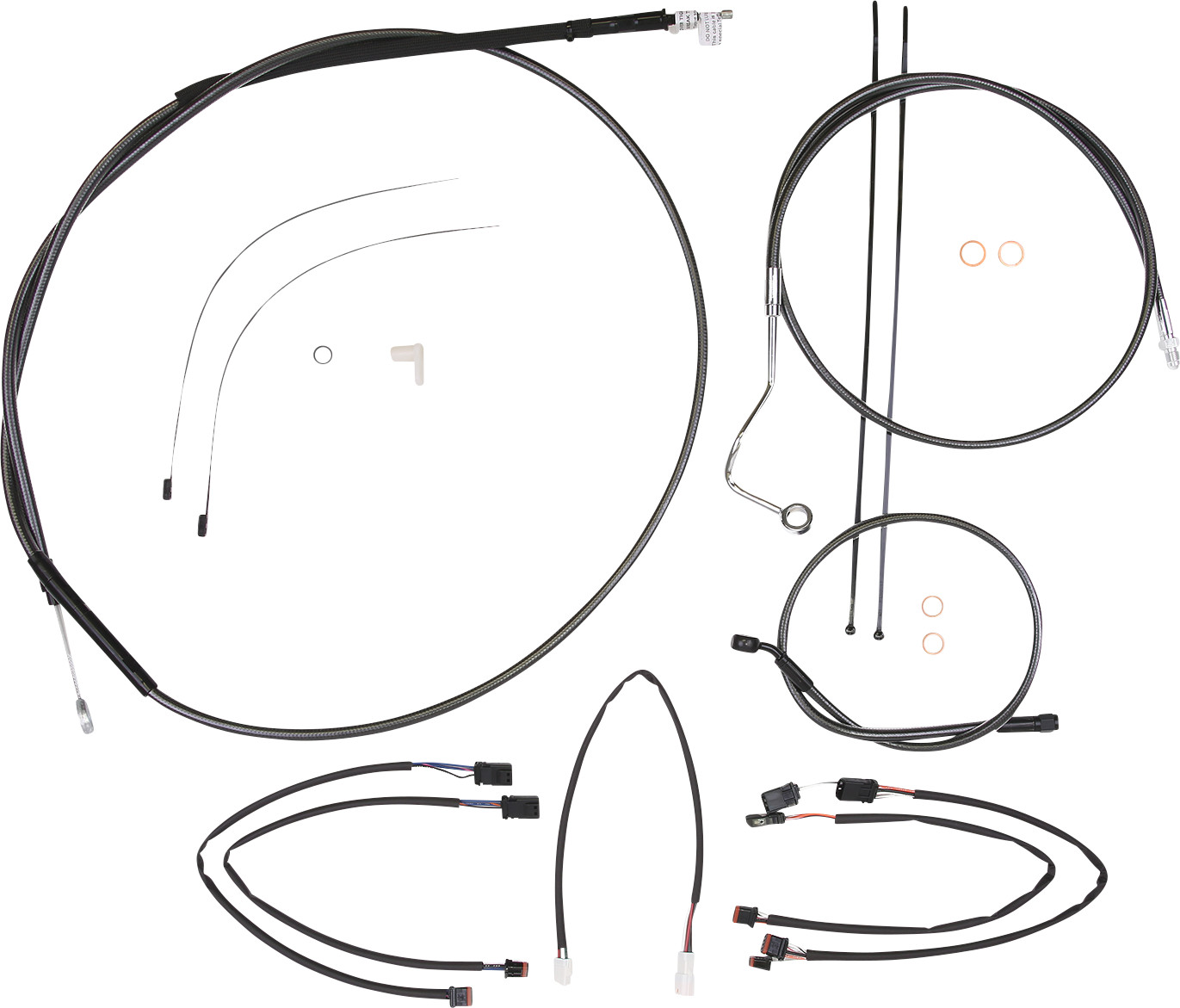 MAGNUM SHIELDING Black Pearl™ Designer Handlebar Installation Kit