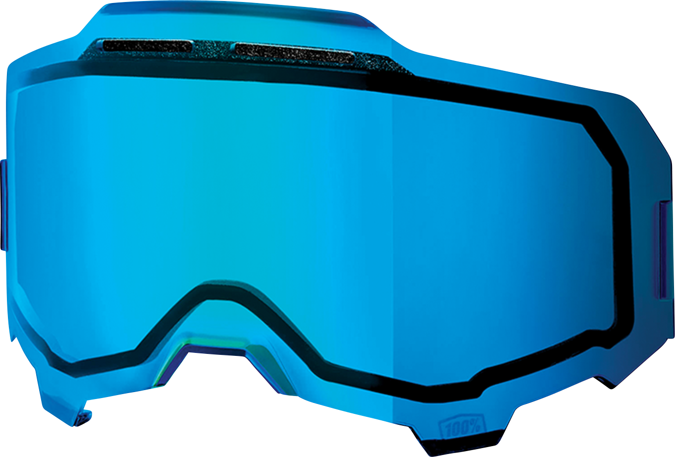 100% Armega Replacement Dual Pane Vented Lens - Mirrored