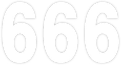 Factory effex Pro Number 6 - White - 8"