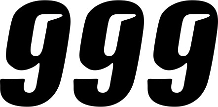 D'cor visuals Slash Number Plate - #9 - Black - 7"