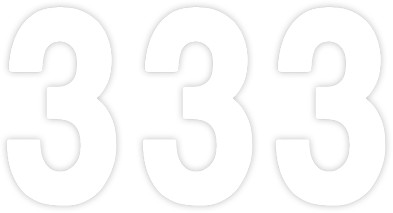 Factory effex Mini Pro Number 3 - White - 5"