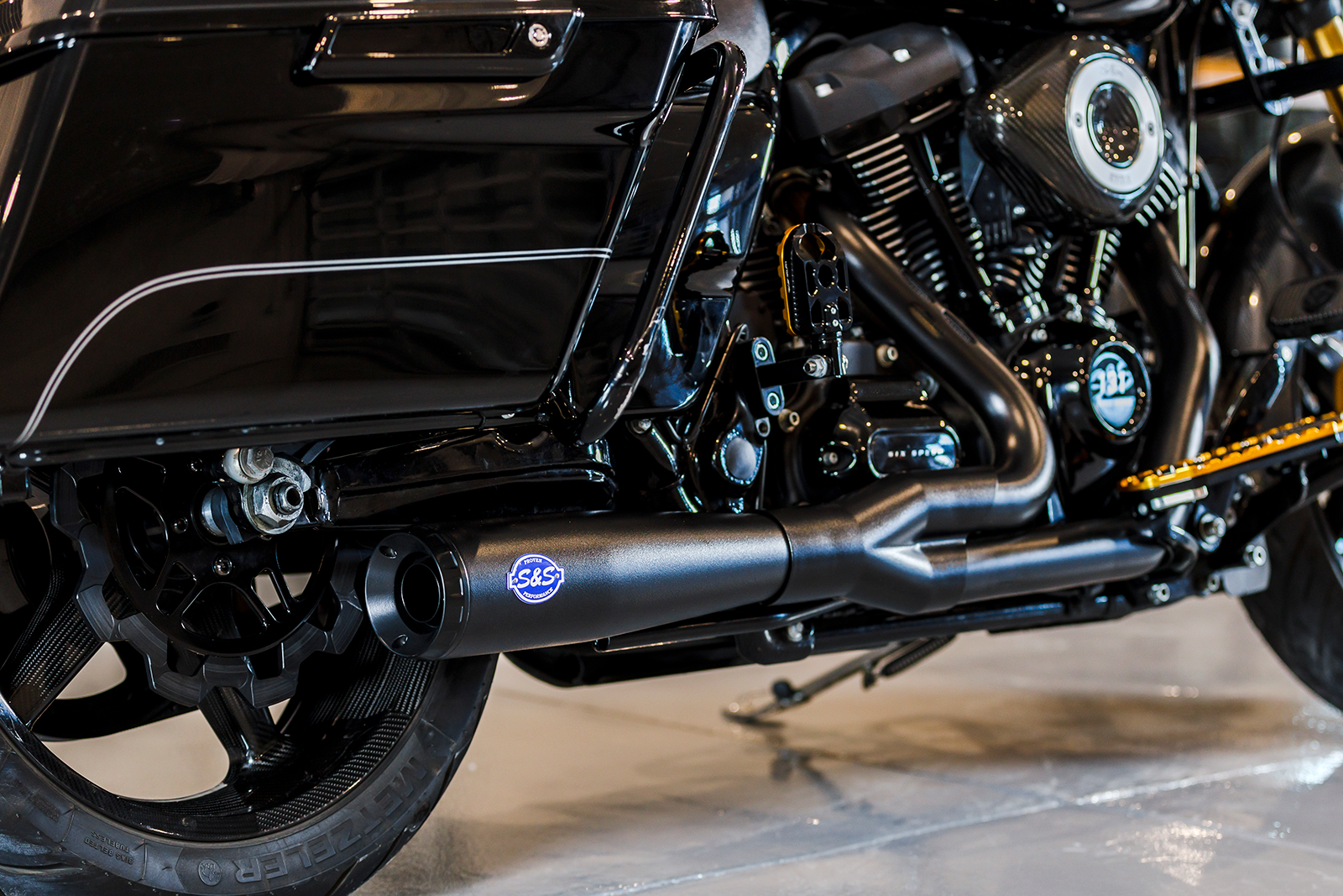 S&S CYCLE 2-into-1 Diamondback Exhaust System