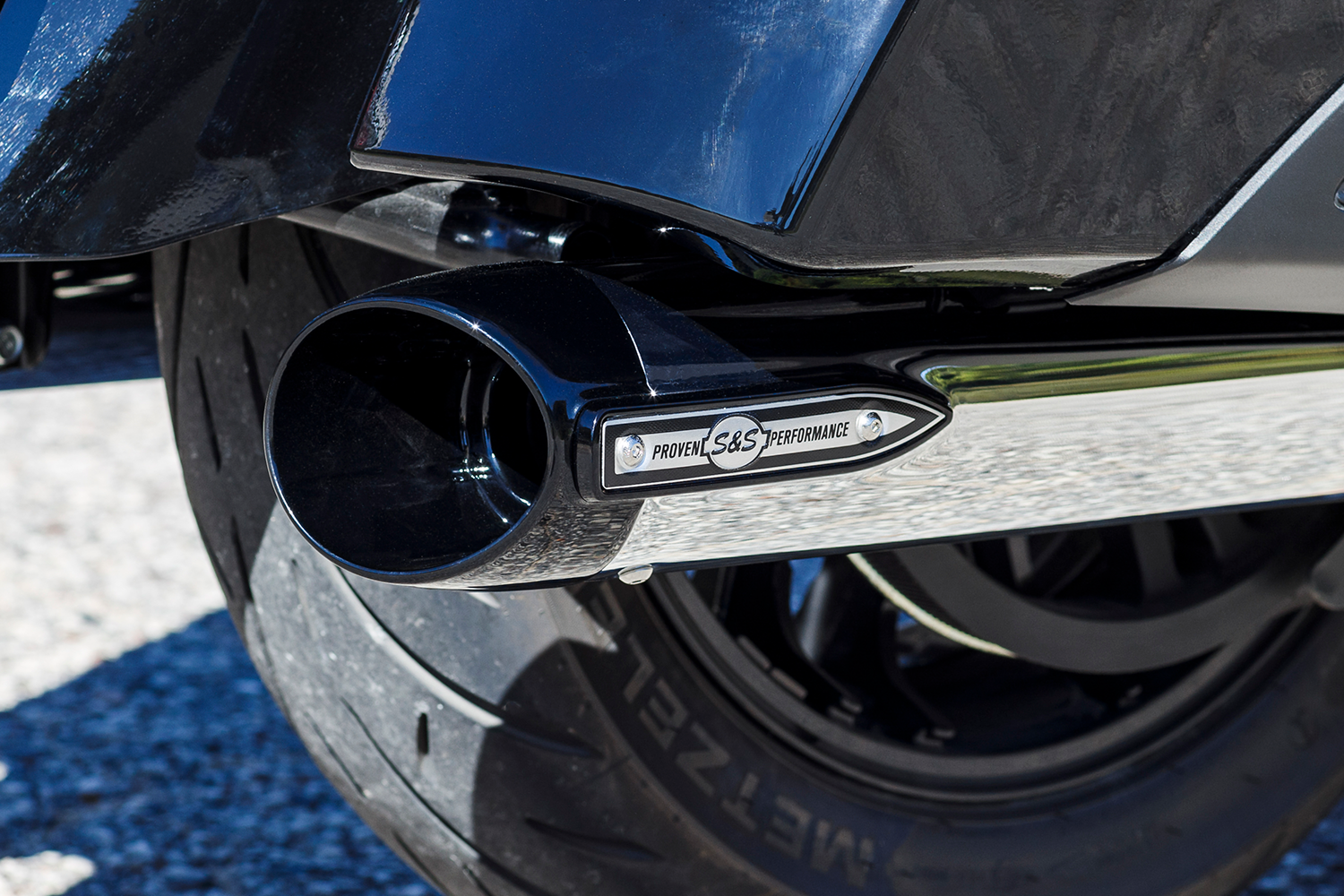 S&S Cycle Broadhead Slip-On Mufflers For Indian Touring 2014-2025