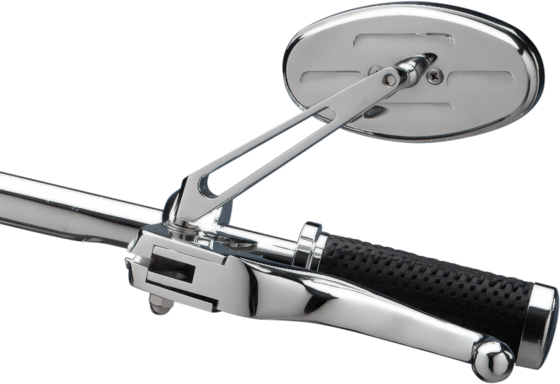 Drag specialties Mirror - Stealth I - Side View - Oval - Chrome Harley Davidson