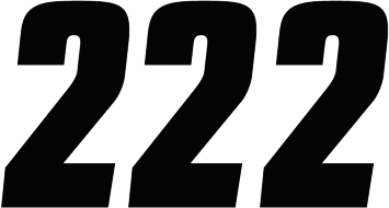 FACTORY EFFEX Number Stickers