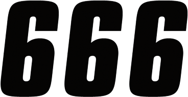 FACTORY EFFEX Number Stickers
