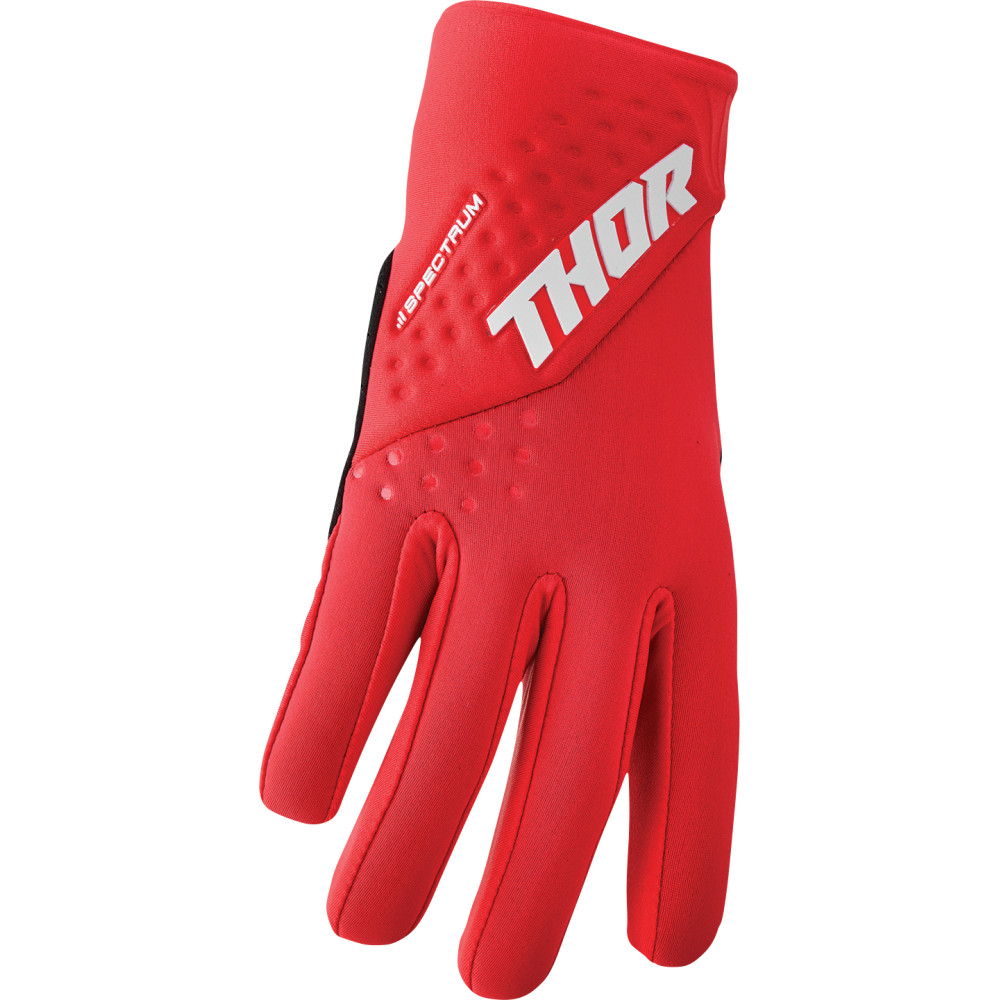 Thor Spectrum Cold Gloves - Red/White | XS