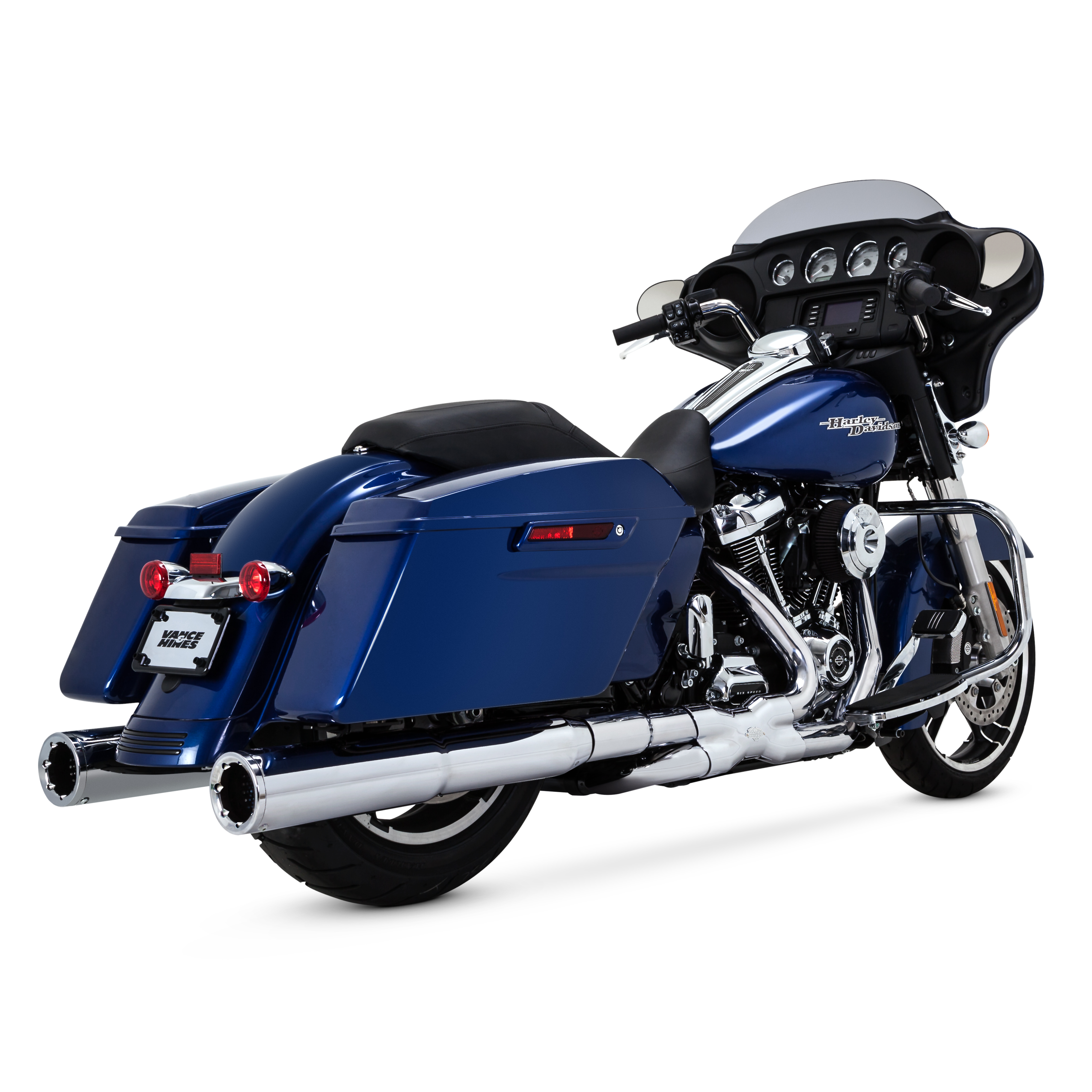 Vance & hines Power Duals Head Pipe - Chrome Harley Davidson