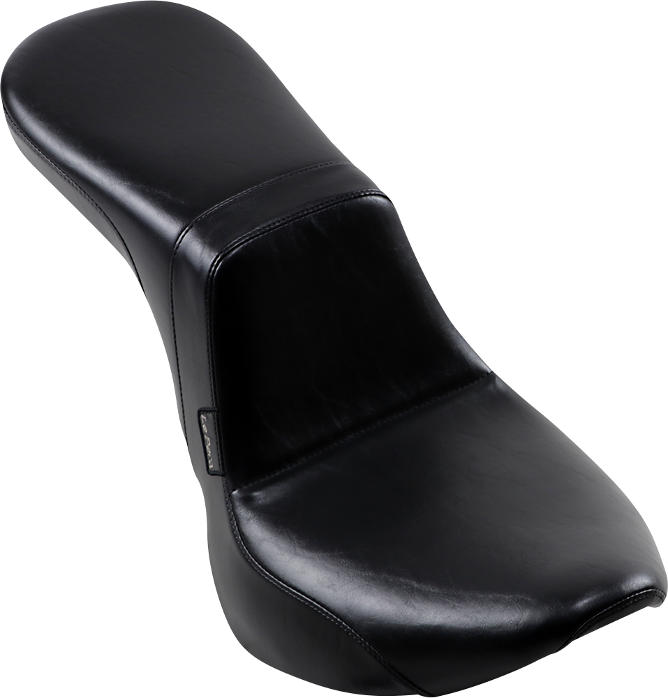 Le pera Daytona 2-Up Seat - Without Backrest - Smooth - Black - FX/FL '18-'23 Harley Davidson
