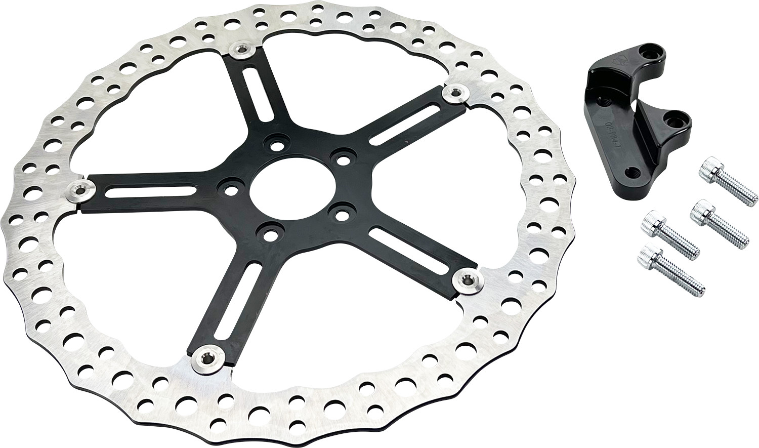 Arlen Ness Jagged 15" Front Rotor Kit For Harley Low Rider S / Sport Glide 2018-2026