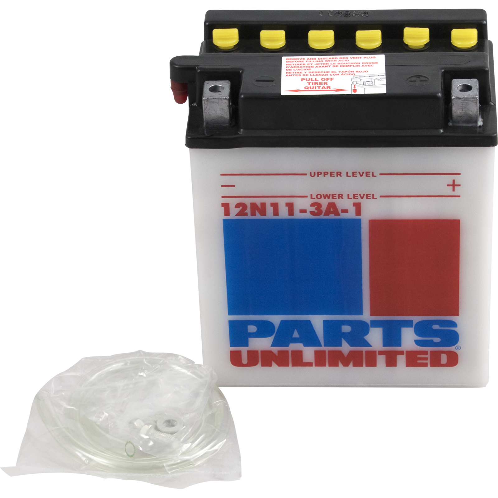 Parts unlimited Conventional Battery 1973-1977 Suzuki GT185 / 1972-1977 Suzuki GT550 / 1974-1977 Suzuki TC185