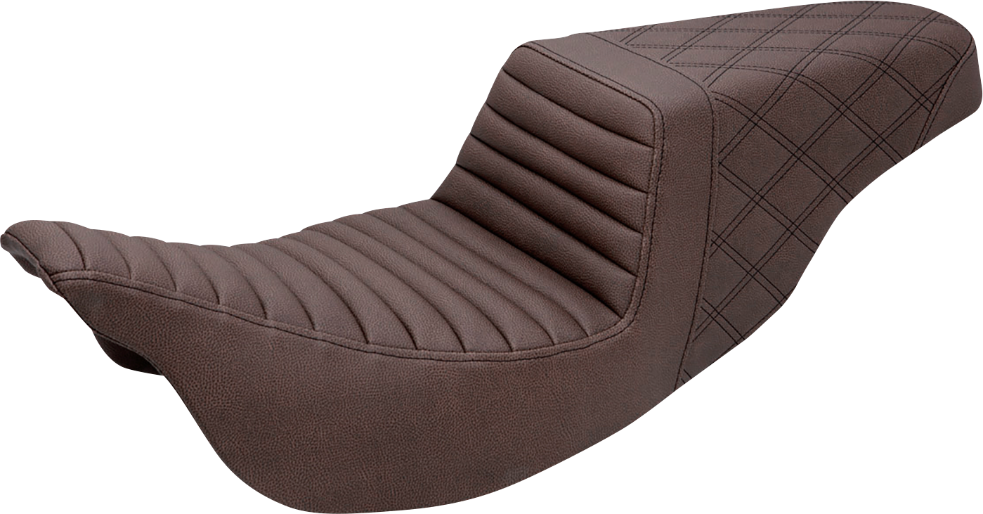 Saddlemen Step-Up TTR Tuck and Roll Seat For Harley Touring 2008-2025