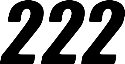 D'cor visuals SX Plate Number - #2 - Black - 6"