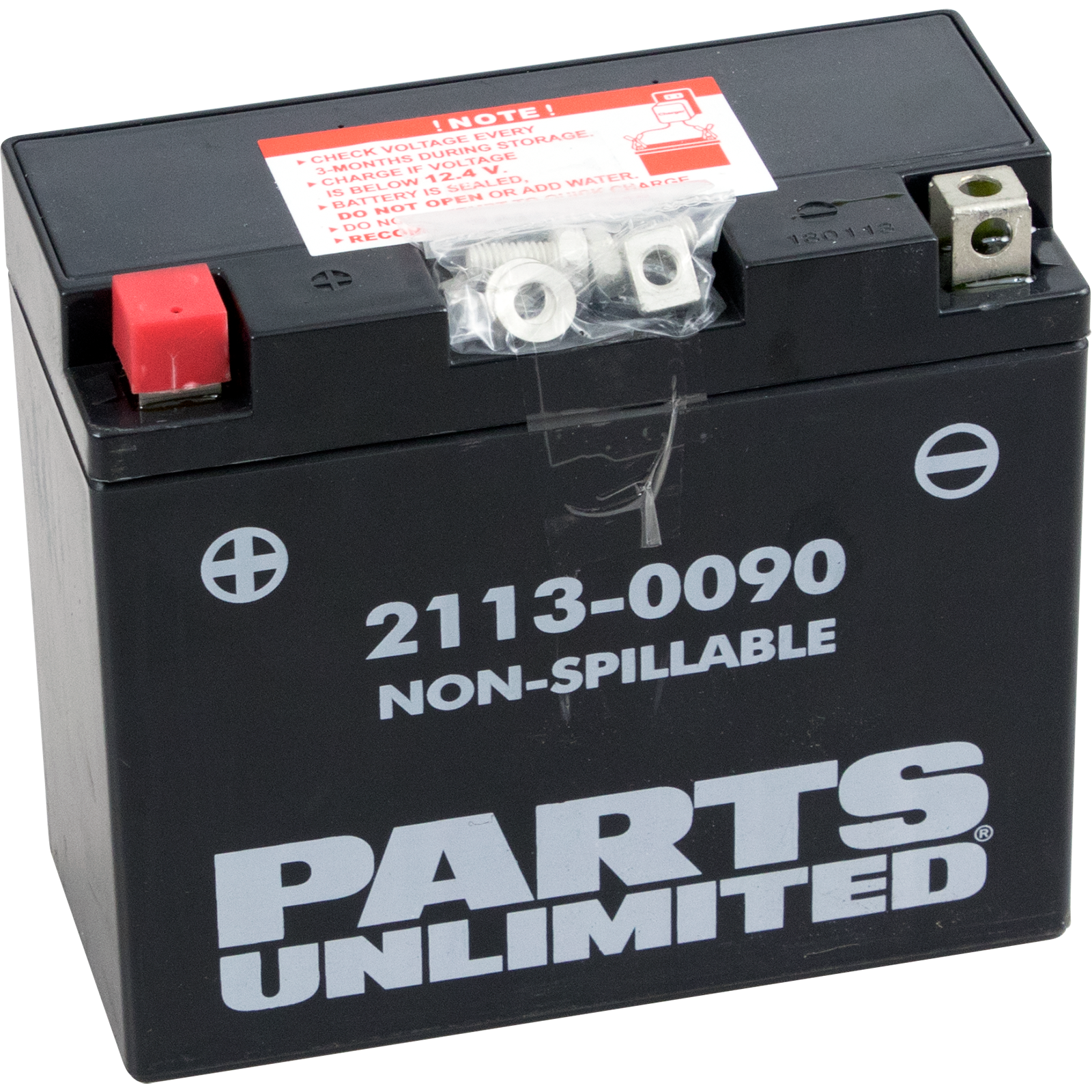 Parts unlimited AGM Battery - YT12B4/YT12B-BS Ducati/Yamaha/Triumph/Kawasaki