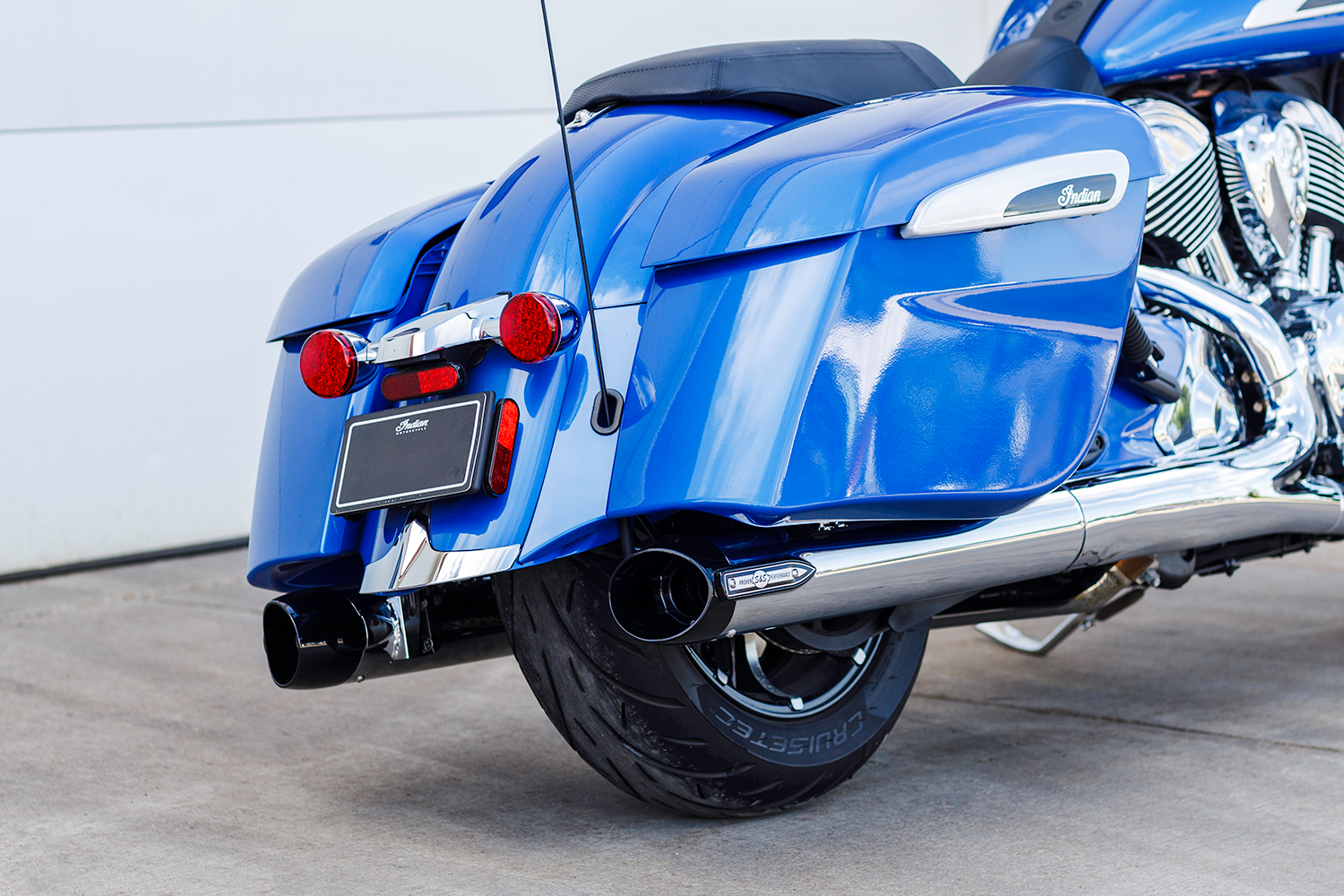 S&S Cycle Broadhead Slip-On Mufflers For Indian Touring 2014-2025