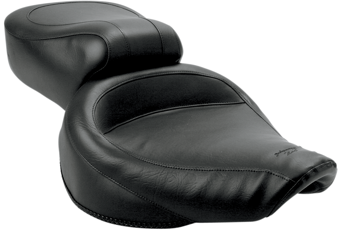 Mustang Wide Touring Smooth Seat For Harley Dyna 1991-1995