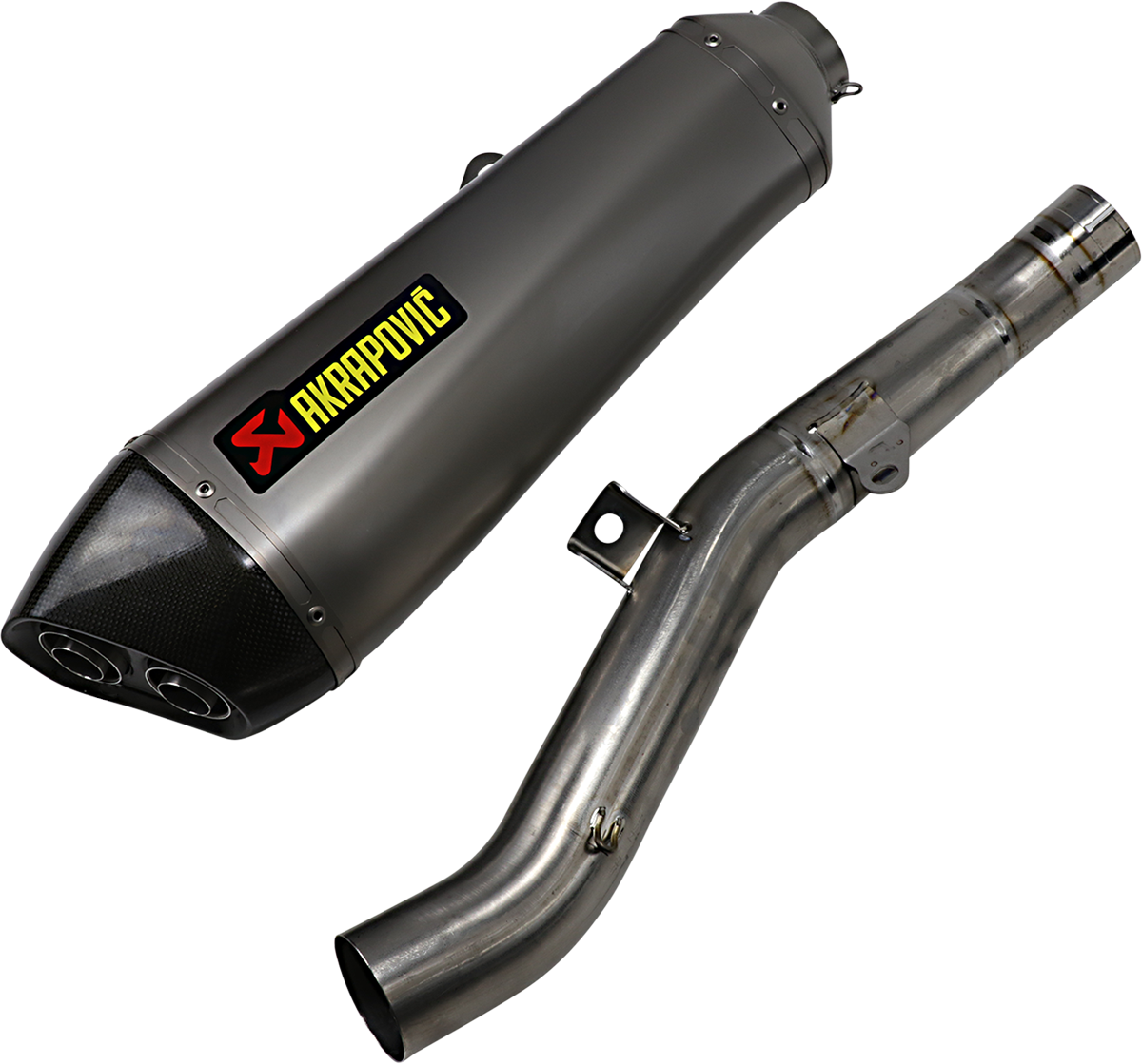 AKRAPOVIC Slip-On Line Muffler — Oval