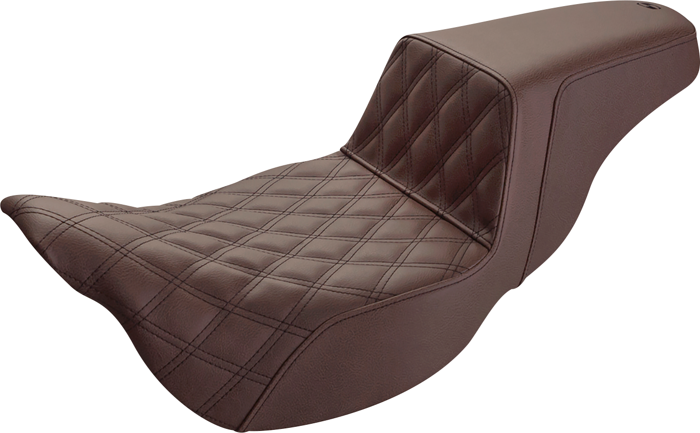 Saddlemen Step-Up LS Lattice Stitch Seat For Harley Touring 2008-2025