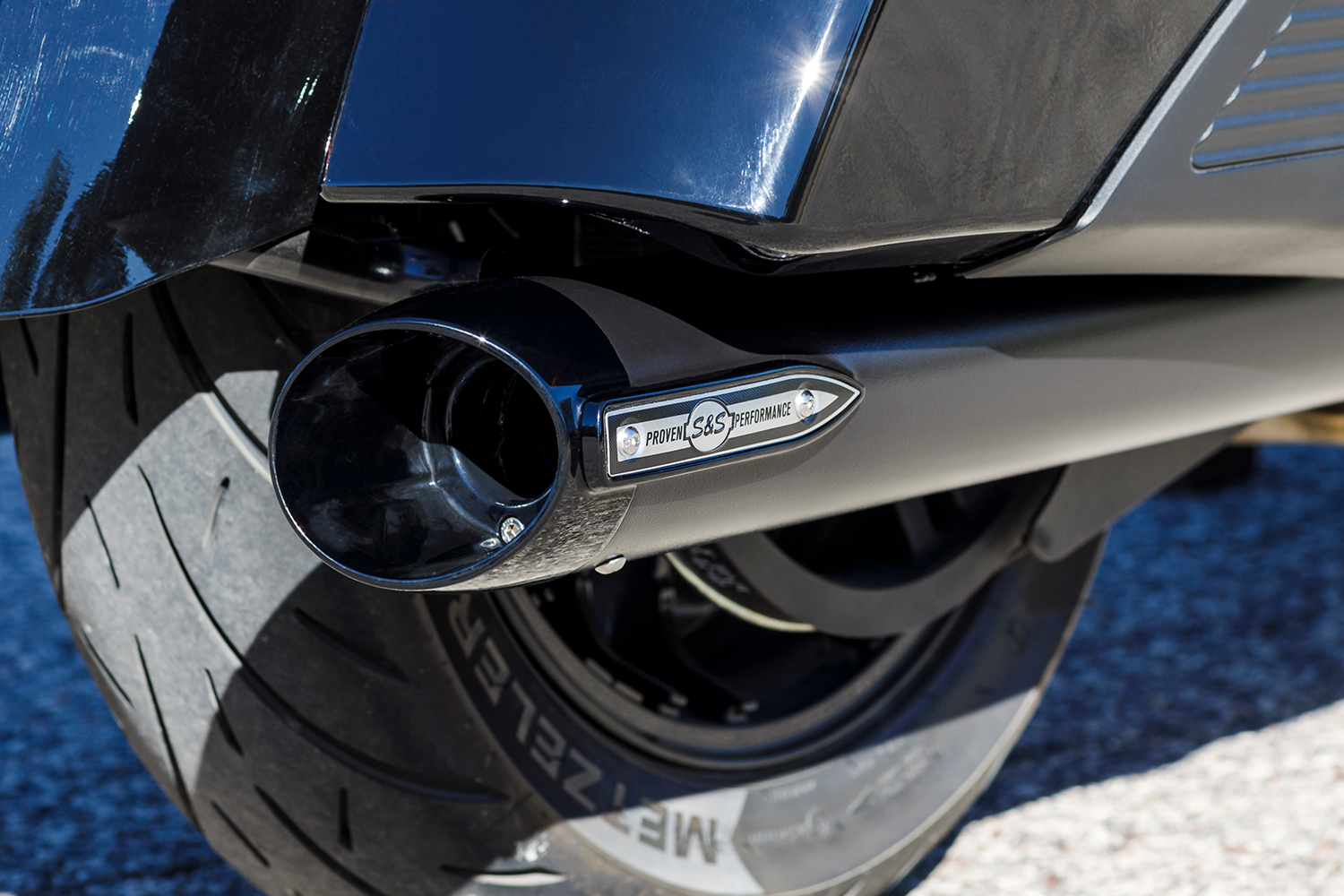 S&S Cycle Broadhead Slip-On Mufflers For Indian Touring 2014-2025