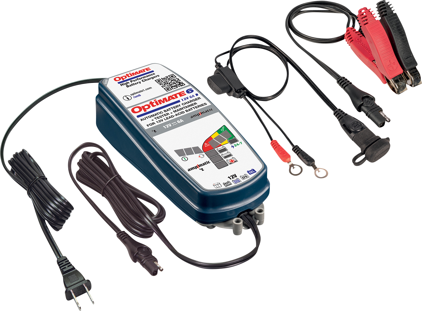 Optimate™ 6 Ampmatic Sliver Series