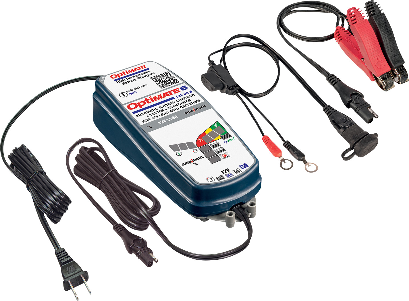 Optimate™ 6 Ampmatic Sliver Series