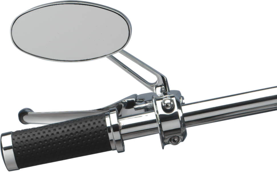 Drag specialties Mirror - Stealth I - Side View - Oval - Chrome Harley Davidson