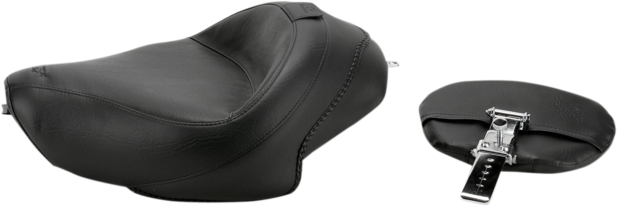 Mustang Wide Touring Solo Seat For Harley Sportster 2004-2022