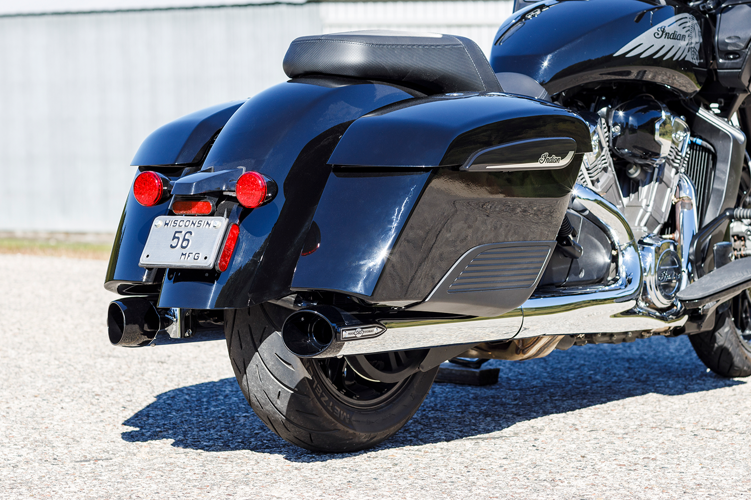 S&S Cycle Broadhead Slip-On Mufflers For Indian Touring 2014-2025